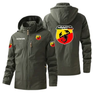 Abarth Windbreaker Jacket Hooded, Warm Lining Waterproof Outdoor Running Jacket For Men, Custom Name HIHI260225Y17WO88ABA