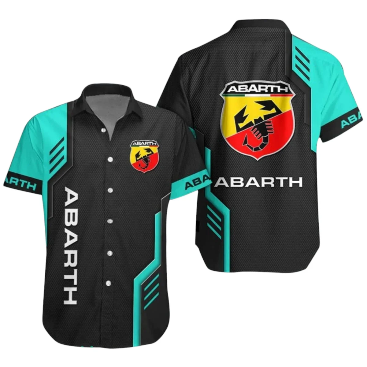 Abarth Button Up Hawaiian Shirt All-over Print Trending This Summer HA070325Y7HWCT2ABA