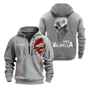 Indian Motorcycle Half Zip Hoodie, Sports Hooded Multi-Pockets, Custom Name TN070325Y25QZ2HCT2INM