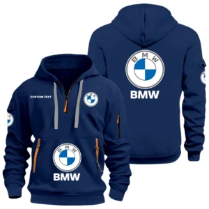 BMW Half Zip Hoodie Style Sports Hooded Multi-Pockets Custom Name HIDI030325Y25QZ2HBMW