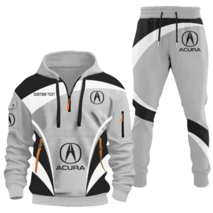 Acura Half Zip Hoodie x Long Pants Set All-over Print, Custom Name HIDI120325Y26QZ3HACU