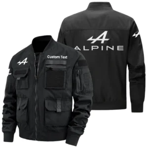 Alpine Exclusive Logo Jacket x Baseball Collar Style Multiple Pockets Men’s Hiking Outdoor Jacket Custom Name HIHI140325Y40JCXALP