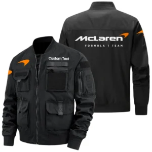 McLaren Racing Limited Exclusive Logo Jacket x Baseball Collar Style Multiple Pockets Men’s Hiking Outdoor Jacket Custom Name HIHI170325Y40JCXMRL