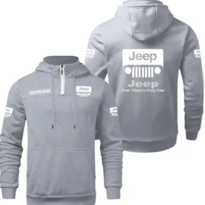 Jeep Quarter Zip Hoodie, Sports Hoodie Custom Name TN280325Y50HZ44CT1JEE