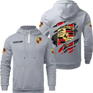 Porsche Quarter Zip Hoodie, Sports Hoodie Custom Name TN290325Y50HZ44CT1POR