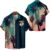 Dark Teal-Light Peach
