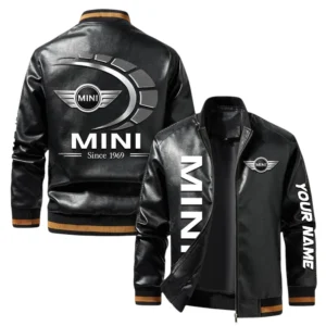 Vintage MINI Exclusive Logo Jacket, Classic Ribbed Collar and Striped Cuffs, Custom Name TN01042025Y12LJ93CT1MIN