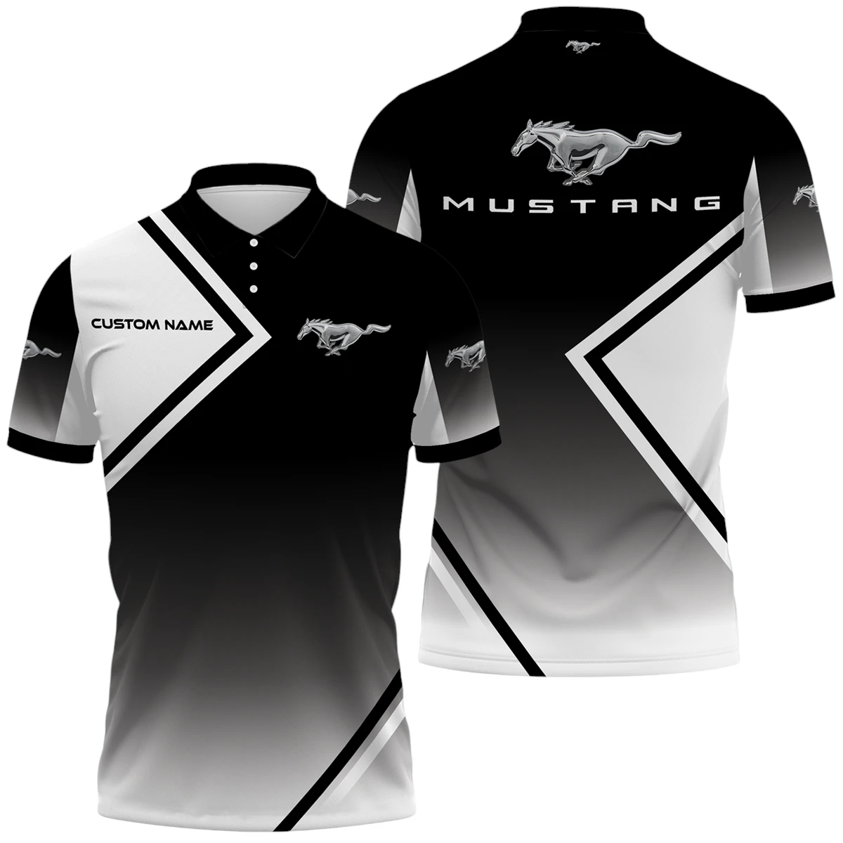 Mustang Polo Shirt All Over Print Gift For Sports Fans, Custom Name HIHI040425Y3PLMUS Mustang Polo Shirt All Over Print Gift For Sports Fans, Custom Name HIHI040425Y3PLMUS