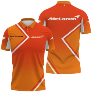 McLaren Polo Shirt All Over Print Gift For Sports Fans, Custom Name HIHI090425Y3PLMCL