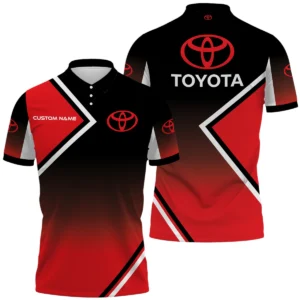 Toyota Polo Shirt All Over Print Gift For Sports Fans, Custom Name HIHI090425Y3PLTOY