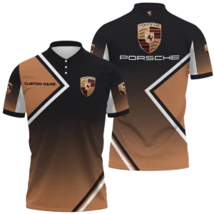 Porsche Polo Shirt All Over Print Gift For Sports Fans, Custom Name HIHI100425Y3PLPOR