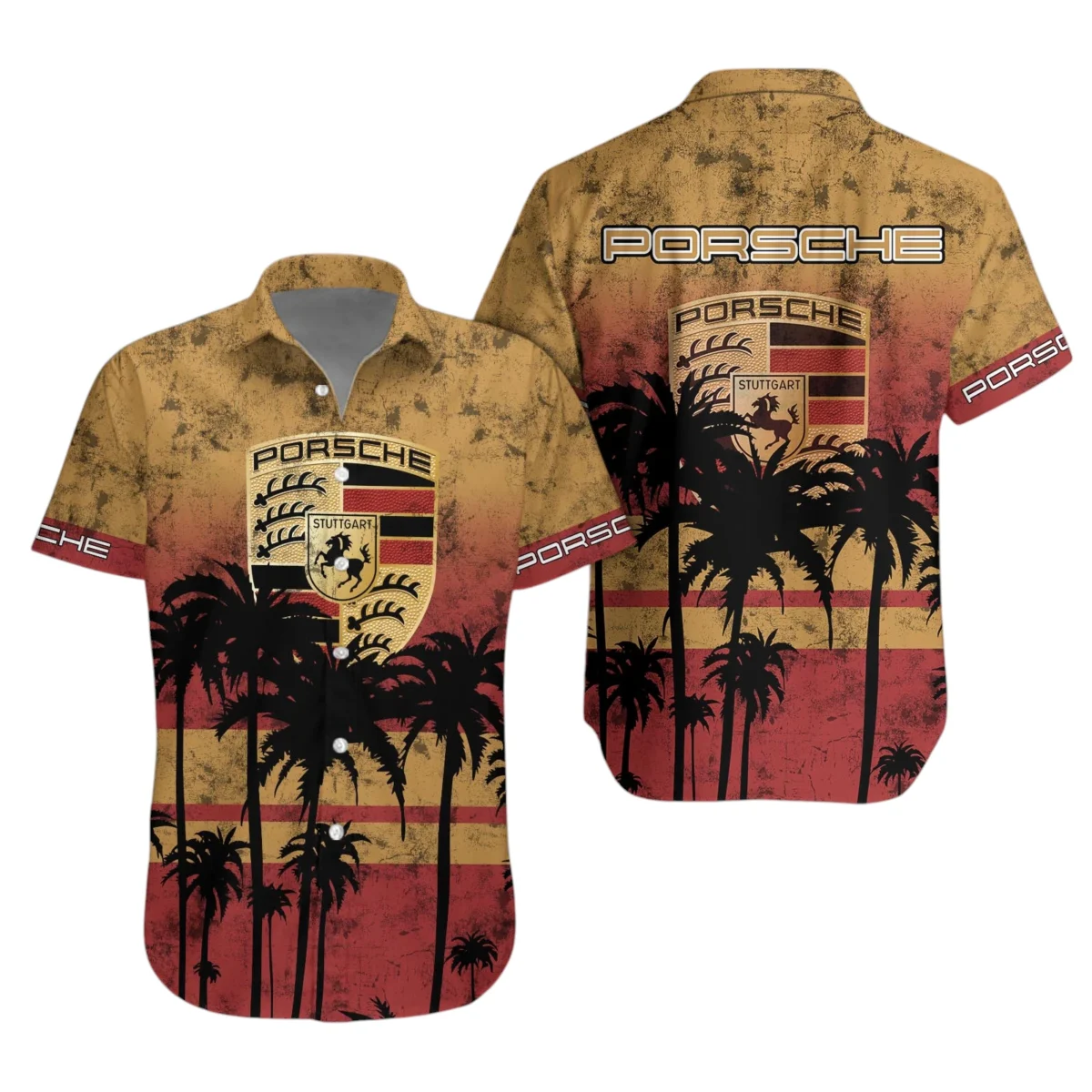 Porsche Limited 2025 Hawaiian Shirt All-over Print, Custom Name For Men Women Kids HG100425Y7HWCT1POR