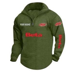 Beta Quarter Zip Sweatshirt, Stand Collar Custom Name TN120625Y58HCS2DCT1BEM