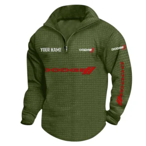 Dodge Quarter Zip Sweatshirt, Stand Collar Custom Name TN120625Y58HCS2DCT1DOD