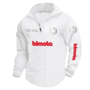 Bimota Quarter Zip Sweatshirt, Stand Collar Custom Name TN090625Y58HCS2DCT1BIM