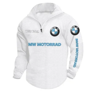 BMW M Motorsport Racing Quarter Zip Sweatshirt, Stand Collar Custom Name TN090625Y58HCS2DCT1BMM