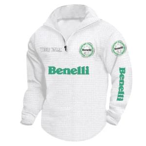 Benelli Quarter Zip Sweatshirt, Stand Collar Custom Name TN090625Y58HCS2DCT1BNL