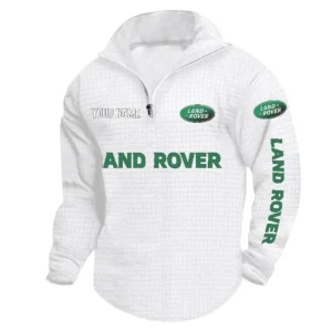 Land Rover Quarter Zip Sweatshirt, Stand Collar Custom Name TN090625Y58HCS2DCT1LAR