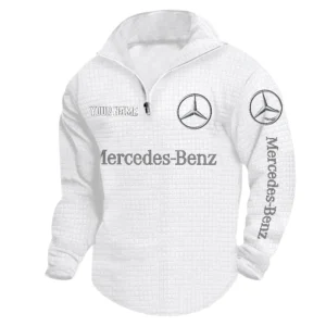 Mercedes-Benz Quarter Zip Sweatshirt, Stand Collar Custom Name TN090625Y58HCS2DCT1MEB
