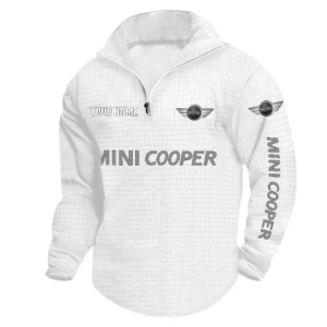 Mini Cooper Quarter Zip Sweatshirt, Stand Collar Custom Name TN090625Y58HCS2DCT1MIN