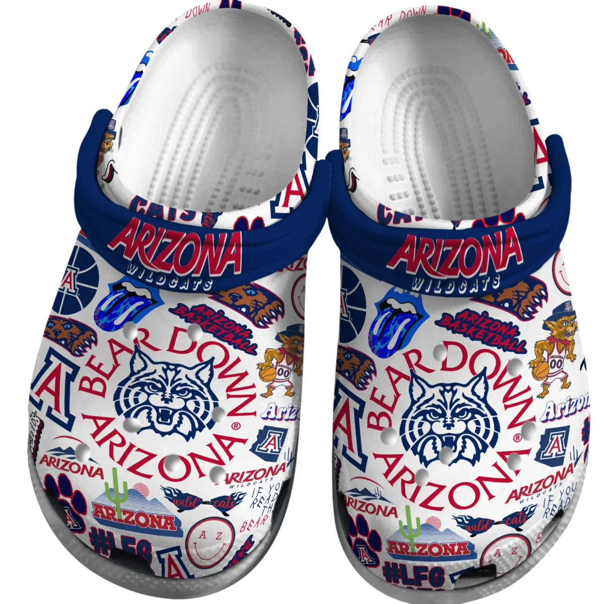 Arizona Wildcats Crocs Clogs All Over Print Custom Name TN200625Y60CROCSCT1NCAWC