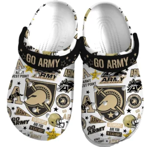 Army Black Knights Crocs Clogs All Over Print Custom Name TN200625Y60CROCSCT1NCARMY