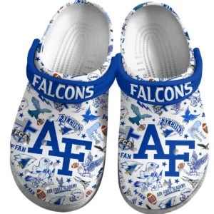 Air Force Falcons Crocs Clogs All Over Print Custom Name TN200625Y60CROCSCT1NCAFF